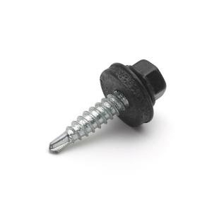 ÖVERLAPPSKRUV STÅL 4,8x23 UTV SVART 250st/frp