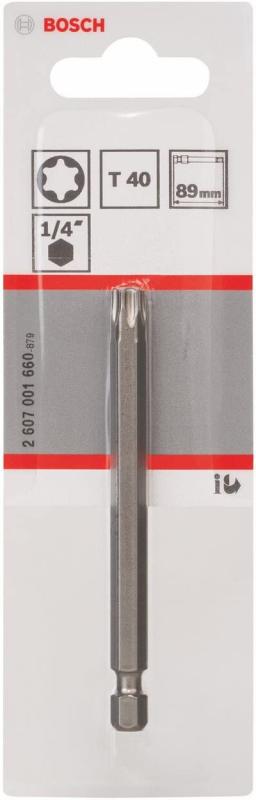 Bosch extra hård bits 1/4" 89mm tx40