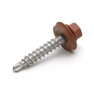 FARMARSKRUV TRÄ 5,5x35 ALU TEGELRÖD 150st/frp