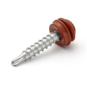 VINDSKIVESKRUV STÅL 4,2x25 UTV TEGELRÖD 200st/frp