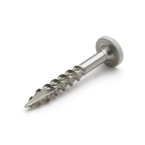 RÄNNKROKSKRUV TRÄ JET. 4,8x35 A2 VIT RAL 9010 100st/frp
