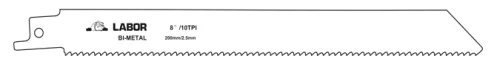 LABOR TIGERSÅGBLAD TRÄ/METALL 200MM 10TPI BIM