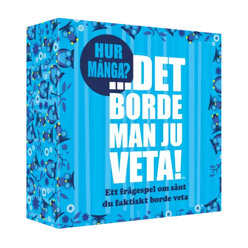 Sällskapsspel - Det borde man ju veta!  - HUR MÅNGA