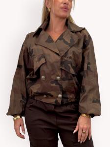 Jacka Camo Brun, Dubbelknäppt Lilly - Gemini    BERÄKNAD LEV: AUG