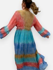 Klänning Randig, Blå Nira - Gemini