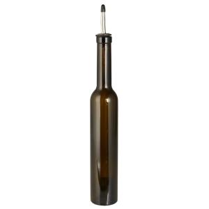 Glasflaska till olja / vinäger, Olivgrön - Ib Laursen