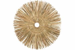 Väggdekoration av sjögräs, Cirkel (Dia 70 cm) - A lot