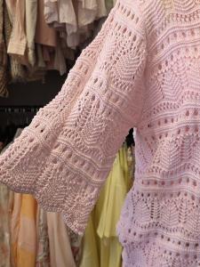 Topp Virkad, Rosa Mona - Caramelle Fashion