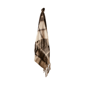 Filt Frasse, Rutig Brun / Beige / Grå - Affari