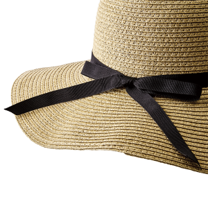 Stråhatt San Remo, Natur med svart band