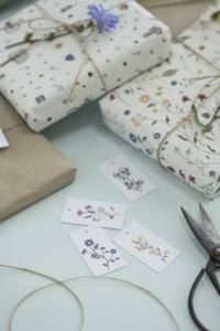 Tags i kartong, Blommor, set om 5 - Ib Laursen