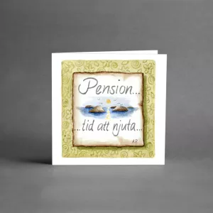 Minikort Pension...tid att njuta... - Card Store
