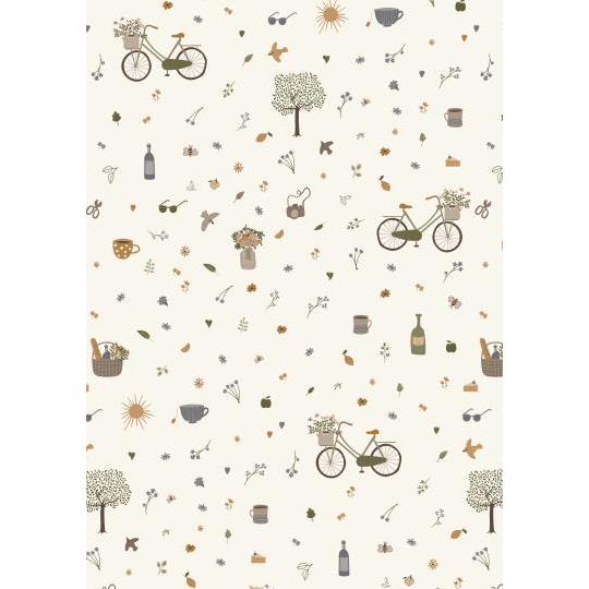 Presentpapper, sommardagar, 5 m rulle - Ib Laursen
