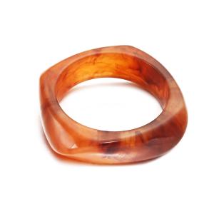 Armband, Marmorerat i bärnstensfärgade toner - Gemini