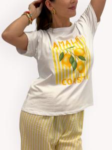 T-shirt, Amalfi Gul - Gemini