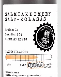 Salmiakbomben Salt Kolasås - Haupt lakrits