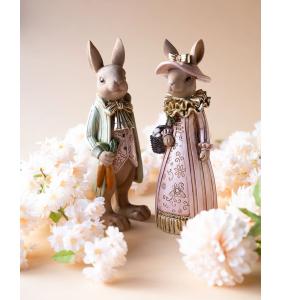 Herr eller Fru Kanin, Finklädda (Höjd 30cm) - A lot     BERÄKNAD LEV: MARS