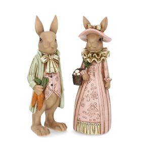 Herr eller Fru Kanin, Finklädda (Höjd 30cm) - A lot     BERÄKNAD LEV: MARS