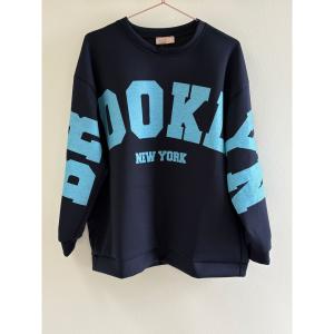 Sweatshirt Brooklyn, Mörkblå - Three M