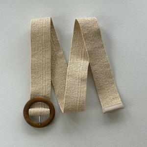 Bälte, Beige bast - Three M
