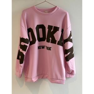 Sweatshirt Brooklyn, Rosa - Three M