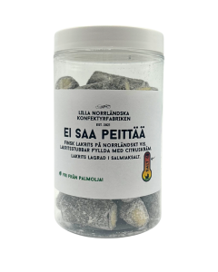 Lakrits, Ei saa peittää, 250 g - Lilla Norrländska Konfektyrfabriken