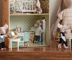 Stol För Mus guldfärgad – Maileg