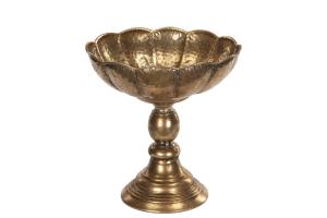 Pokal / Kruka Guld / Brun (Dia: 27 cm) - A lot