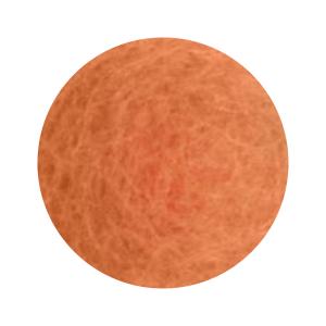 Orange blomma i tovad ull, X-large (11812) - Én Gry & Sif