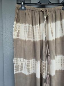 Byxa Pican, Tie Dye Taupe / Creme - Coconut Milk
