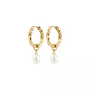 Örhängen Shift, Guldpläterad - Pilgrim