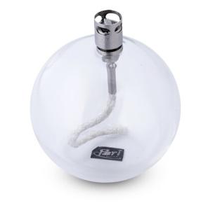 Oljelampa Klarglas/Krom, Rund Slät (Dia 11 cm) - Peri Living