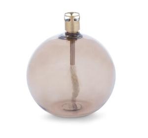 Oljelampa Glas, Rund Champagne/Mässing (Dia 13 cm) - Peri Living