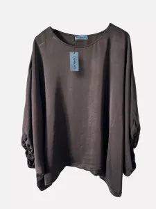 Blus / Topp, Brun silkig Jennifer - Reunion