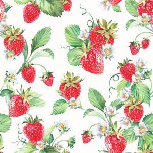 Servetter, Garden Strawberries (Lunch) - Ambiente