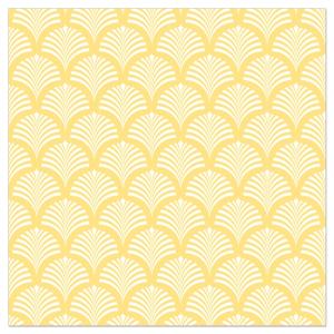 Servett, Gul Art Deco - Artebene