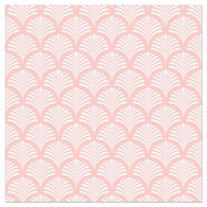 Servett, Rosa Art Deco - Artebene