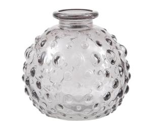 Liten glasvas, Grå rund med "spots" - Miljögården