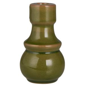 Ljusstake, Grön keramik, Torino (Höjd 13 cm) - Ib Laursen