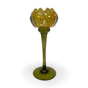 Ljusstake Protea, Gul (Höjd: 20 cm) - Miljögården