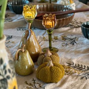 Ljusstake Tulip, Gul (Höjd: 22,5 cm) - Miljögården      BERÄKNAD LEV: FEB/MARS