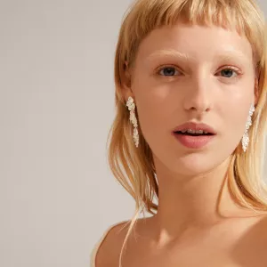 Örhängen ECHO, Silverpläterad - Pilgrim