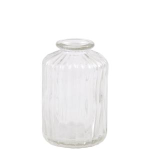 Liten glasvas, Klarglas rak räfflad - Miljögården