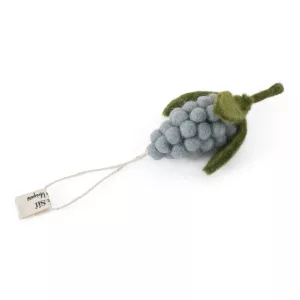 Pärlhyacint Ornament, Ljusblå Tovad Ull, 6 cm (14416) - Én Gry & Sif