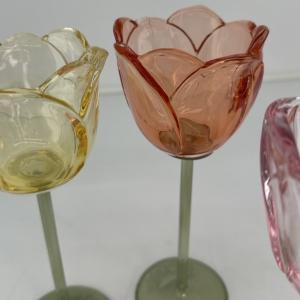 Ljusstake Tulpan, Orange (Höjd: 19 cm) - Miljögården     BERÄKNAD LEV: FEB/MARS