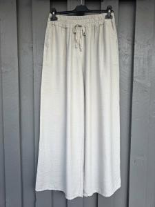 Byxa, Vida ben - resår & knytband, Sand, Sanne - Soulful Fashion