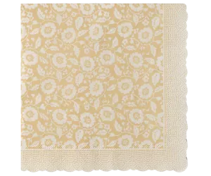 Maileg  - Servett Blommor - Gul