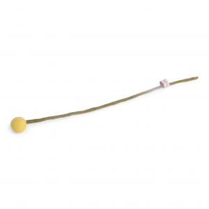 Ljusgul blomma i tovad ull, liten (15729) - Én Gry & Sif