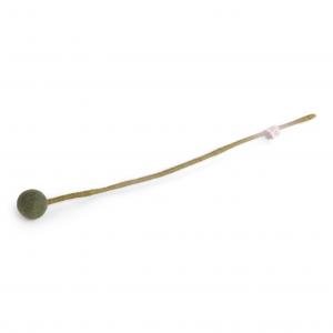 Mörkgrön blomma i tovad ull, liten (16629) - Én Gry & Sif