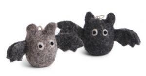 Tovade fladdermöss, grå, set om 2 (16720) - Én Gry & Sif